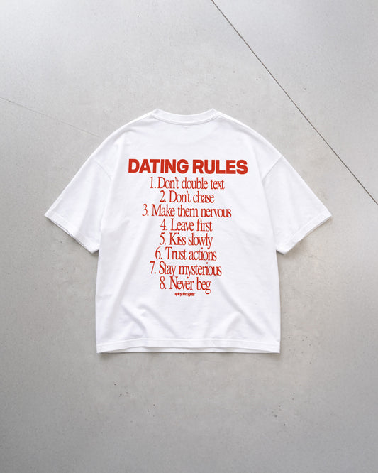 Heavy Oversized Tee - Dating Rules