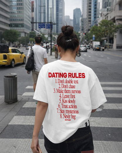 Heavy Oversized Tee - Dating Rules