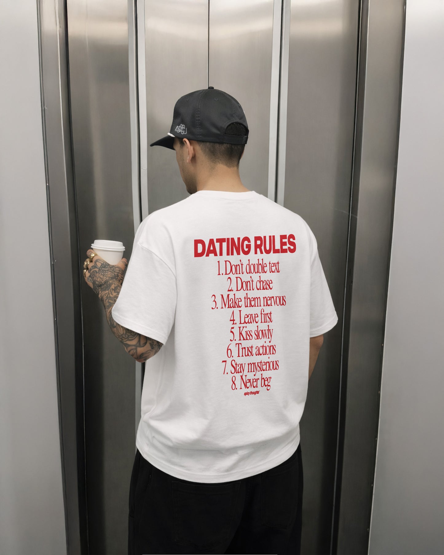 Heavy Oversized Tee - Dating Rules