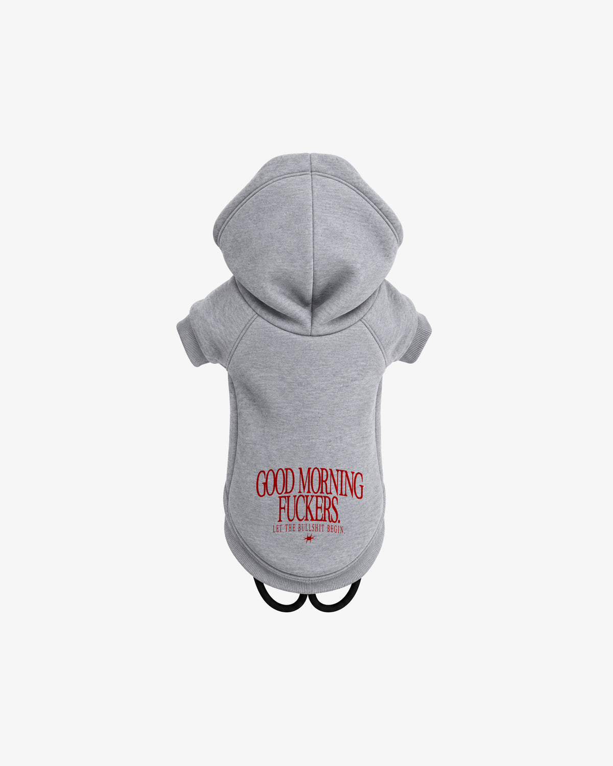 Dog Hoodie - Good Morning Fuckers