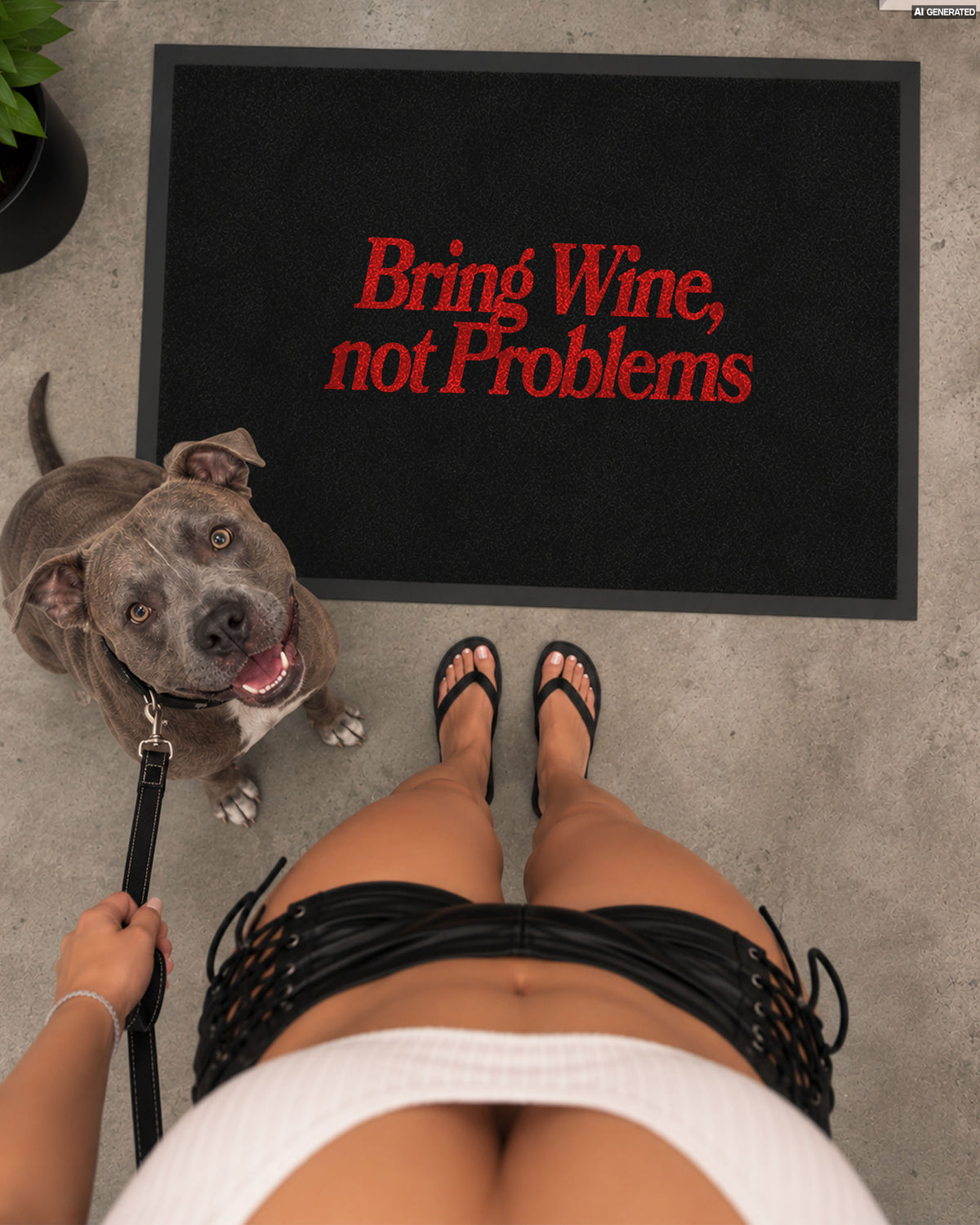 Doormat - Bring Wine, Not Problems