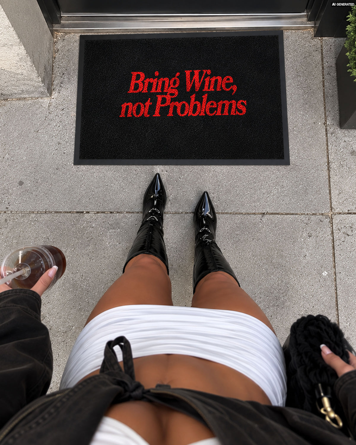 Doormat - Bring Wine, Not Problems