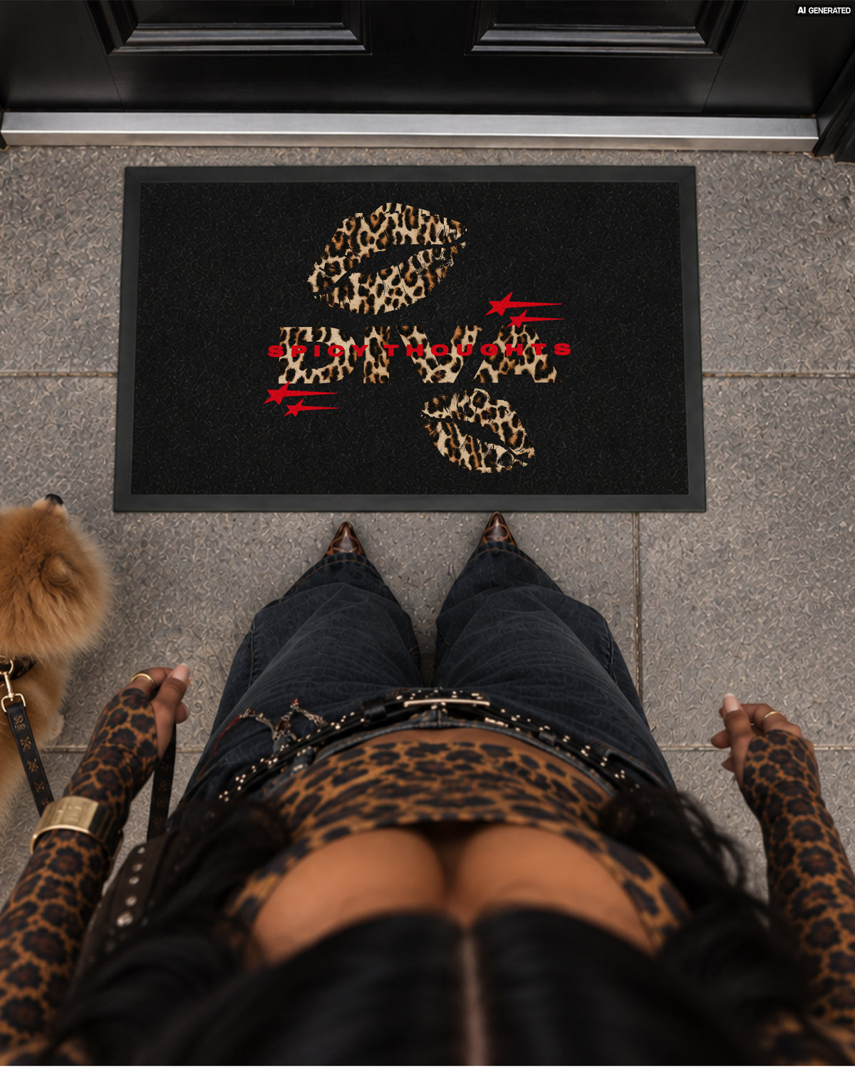 Doormat - Diva Leopard Kiss