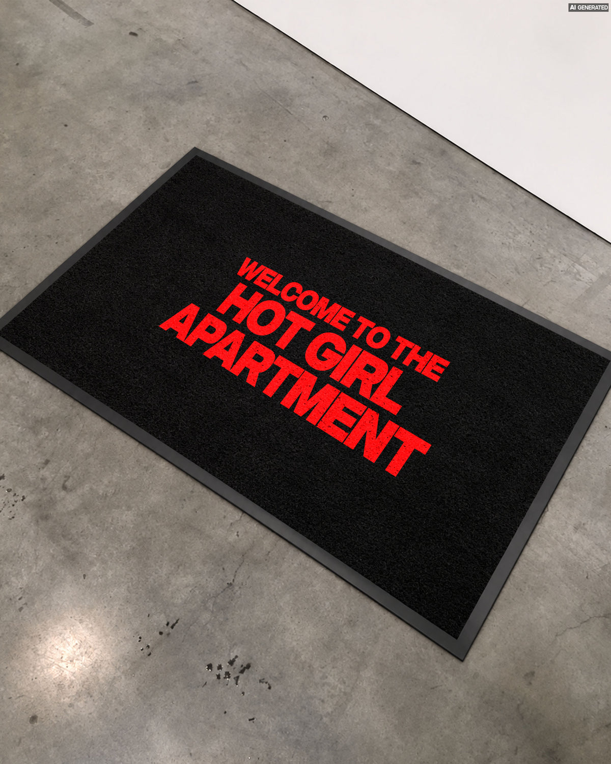 Doormat - Welcome to the Hot Girl Apartment.