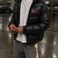 Shiny Puffer Jacket - Can You See The Fuck You In My Smile