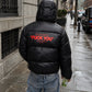 Shiny Puffer Jacket - Can You See The Fuck You In My Smile