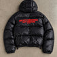 Shiny Puffer Jacket - Die with memories. Not fucking dreams