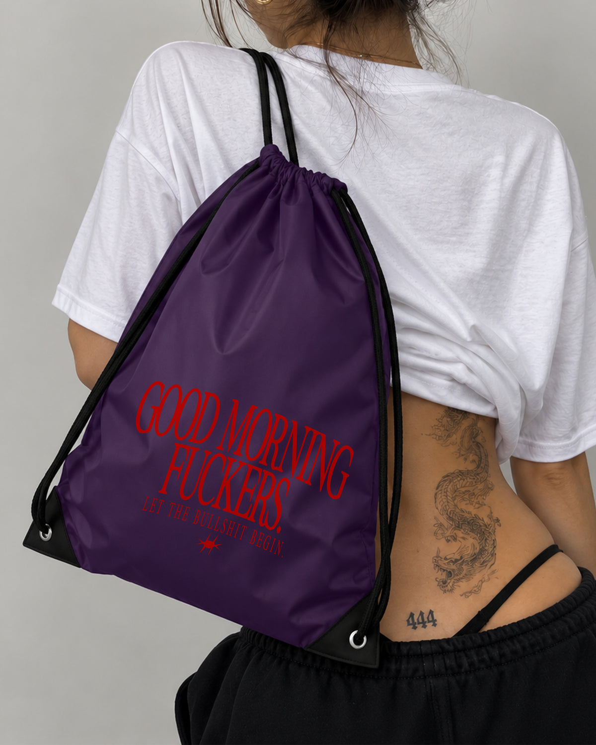 Drawstring Bag - Good Morning Fuckers
