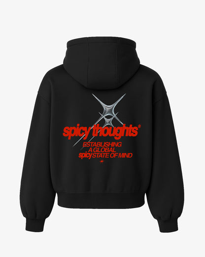 Oversized Hoodie - Establishing a Global Spicy State of Mind