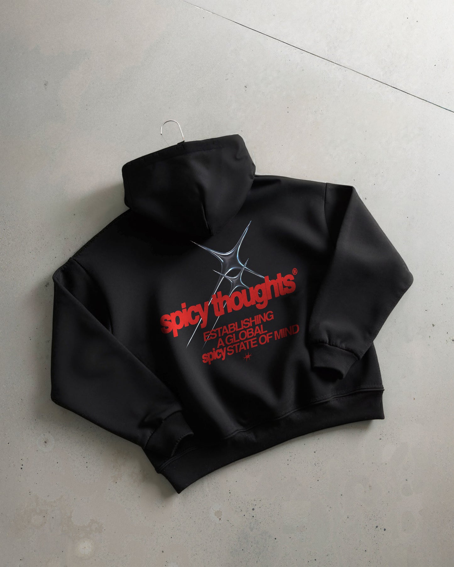 Oversized Hoodie - Establishing a Global Spicy State of Mind
