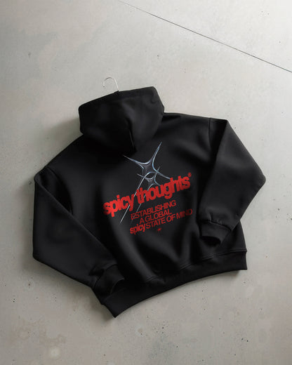 Oversized Hoodie - Establishing a Global Spicy State of Mind