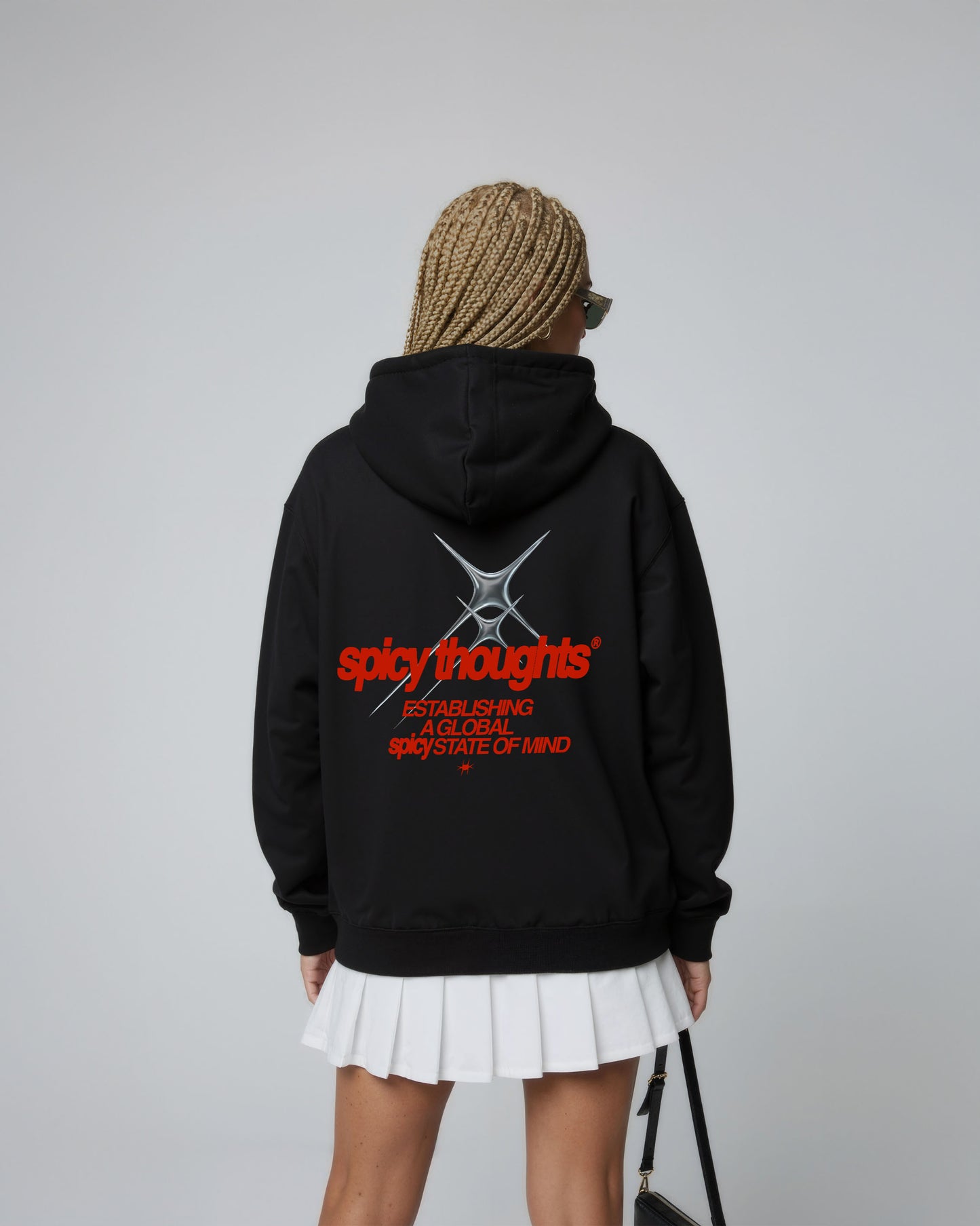 Oversized Hoodie - Establishing a Global Spicy State of Mind