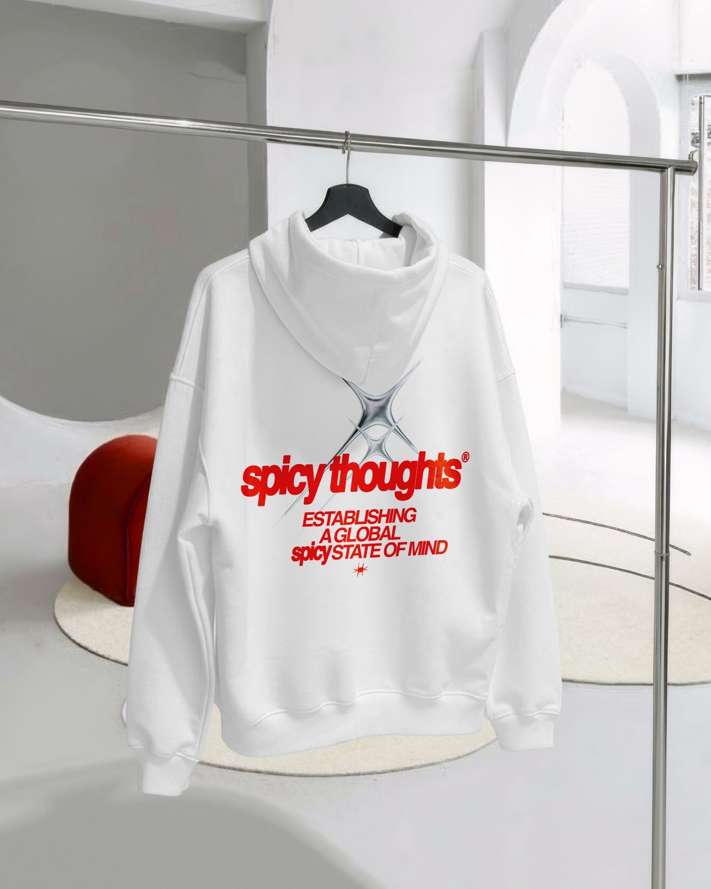 Oversized Hoodie - Establishing a Global Spicy State of Mind
