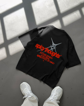 Heavy Oversized Tee - Establishing a Global Spicy State of Mind