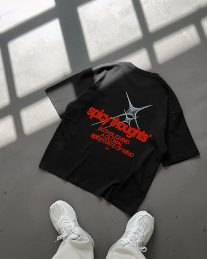 Heavy Oversized Tee - Establishing a Global Spicy State of Mind