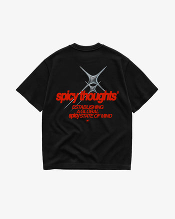 Heavy Oversized Tee - Establishing a Global Spicy State of Mind
