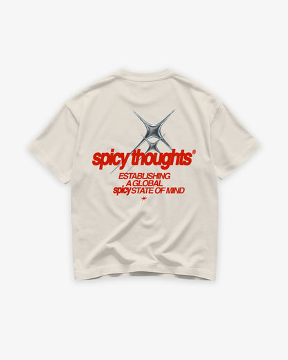 Heavy Oversized Tee - Establishing a Global Spicy State of Mind