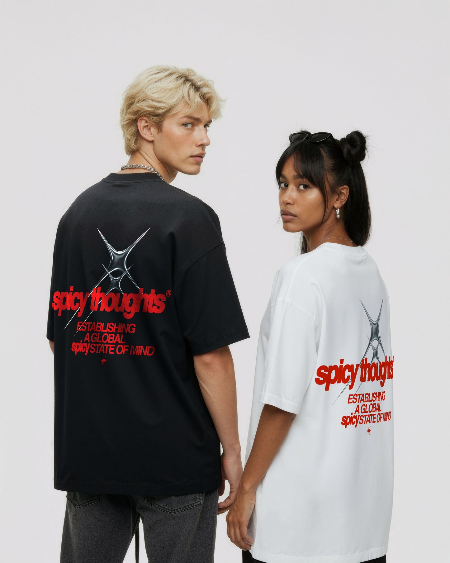 Heavy Oversized Tee - Establishing a Global Spicy State of Mind