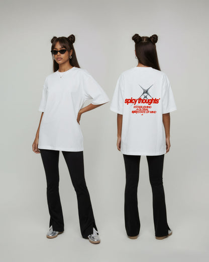Heavy Oversized Tee - Establishing a Global Spicy State of Mind
