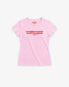 Fitted Tee Girls - On Sundays we smoke weed in our pajamas