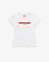 Fitted Tee Girls - On Sundays we smoke weed in our pajamas