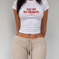 Fitted Tee Girls - Too old for DiCaprio
