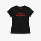 Fitted Tee Girls - Too old for DiCaprio