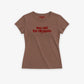 Fitted Tee Girls - Too old for DiCaprio