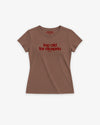 Fitted Tee Girls - Too old for DiCaprio