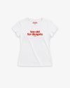 Fitted Tee Girls - Too old for DiCaprio