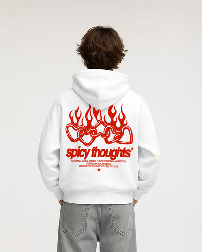 Oversized Hoodie - Flame Heart