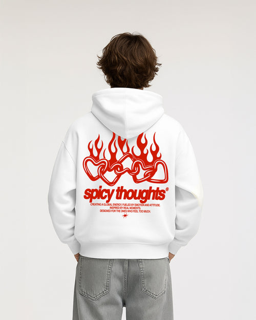 Oversized Hoodie - Flame Heart