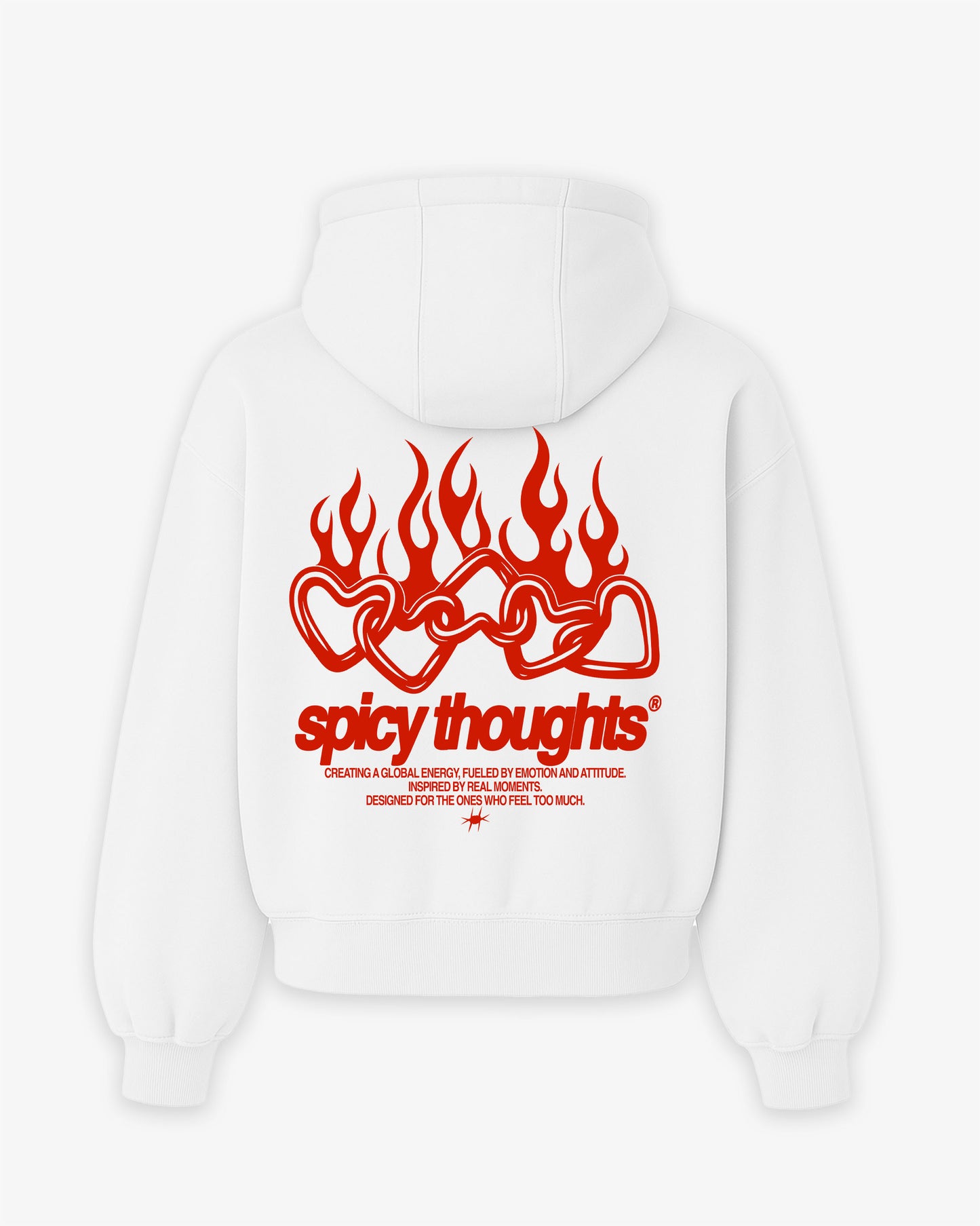 Oversized Hoodie - Flame Heart