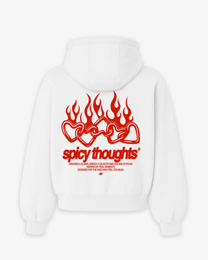 Oversized Hoodie - Flame Heart