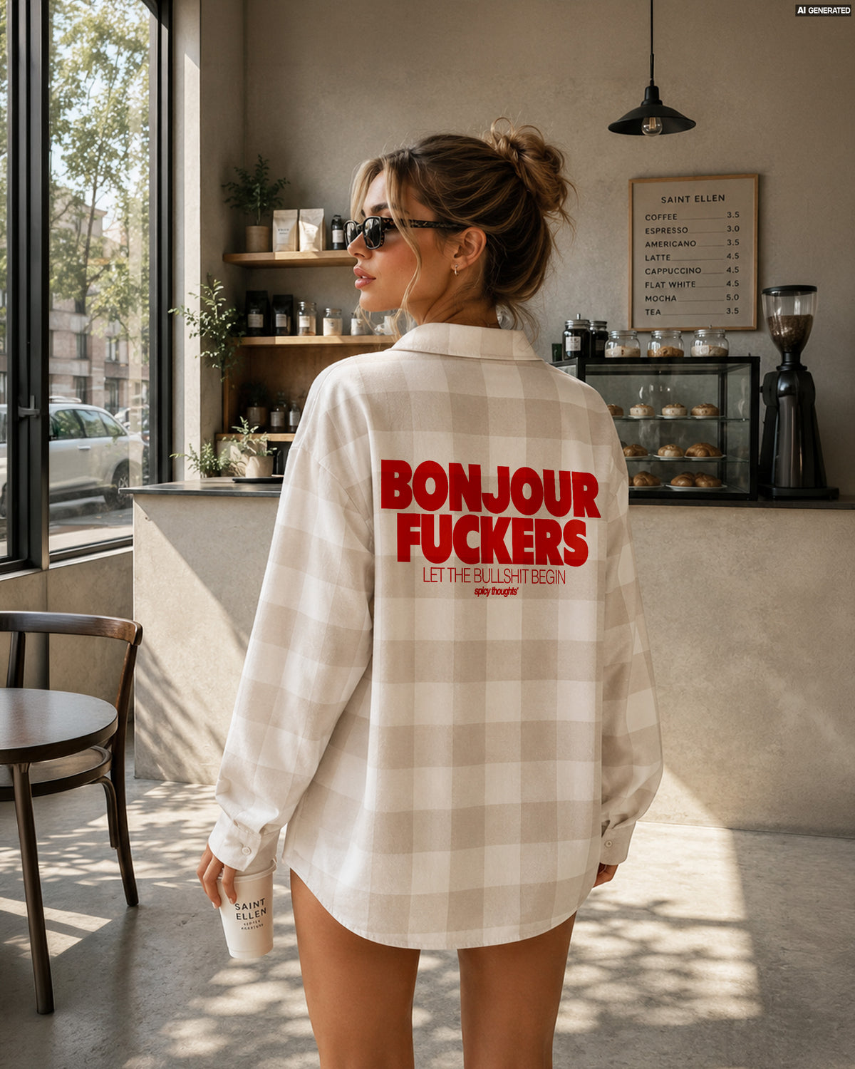 Flannel Shirt Girls - Bonjour Fuckers