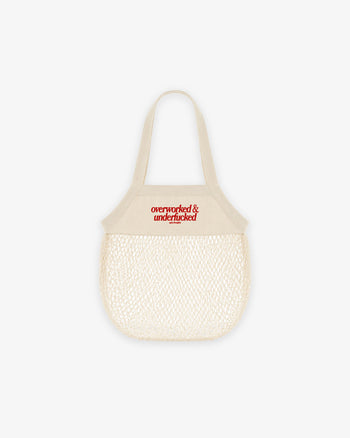 Fruit Net Bag - Overworked & Underfucked