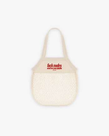 Fruit Net Bag - Fuck Nudes, Send Me Your Playlist
