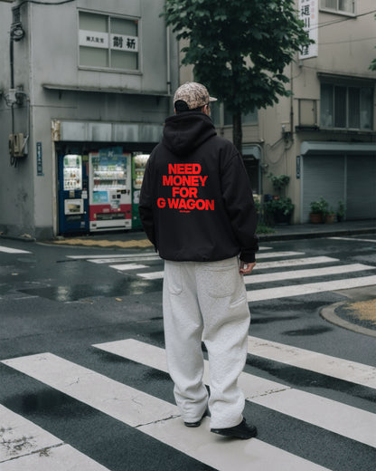 Oversized Hoodie - Need Money For G-Wagon
