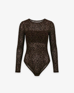 Leopard Mesh Body Girls