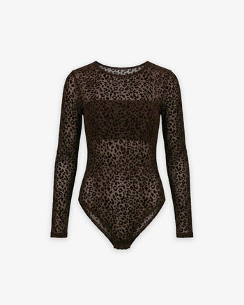 Leopard Mesh Body Girls