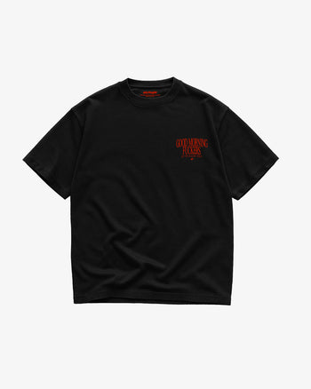Heavy Oversized Tee - Good Morning Fuckers Chest