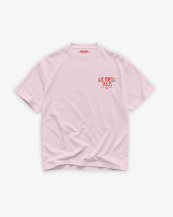 Heavy Oversized Tee - Good Morning Fuckers Chest