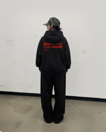 Oversized Hoodie - Good Morning Fuckers Society