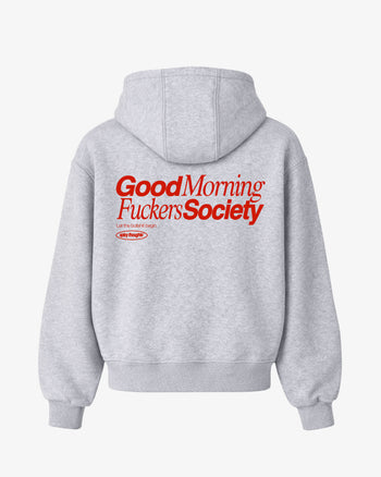 Oversized Hoodie - Good Morning Fuckers Society