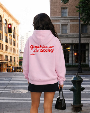 Oversized Hoodie - Good Morning Fuckers Society
