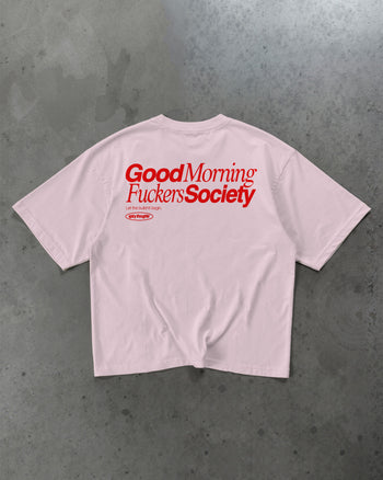 Heavy Oversized Tee - Good Morning Fuckers Society