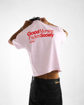 Heavy Oversized Tee - Good Morning Fuckers Society