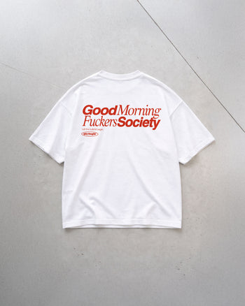 Heavy Oversized Tee - Good Morning Fuckers Society