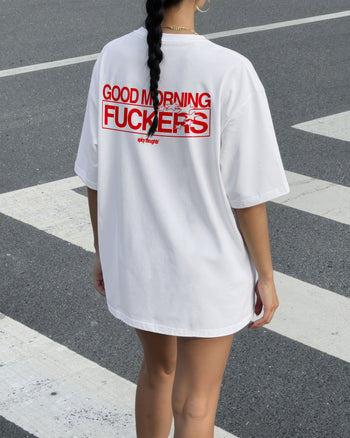 Heavy Oversized Tee - Good Morning Fuckers V2