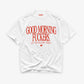 Heavy Oversized Tee - Good Morning Fuckers Frontprint